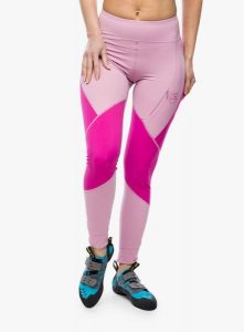 Legginsy wspinaczkowe dmaskie La Sportiva Mynth Leggings. Czerwone legginsy La Sportiva, bez wzorów. Za 324,49 zł.