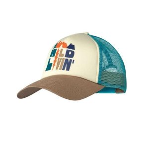 Czapka Trucker Buff Scen. Niebieskie czapki Buff, bez wzorów, z materiału, klasyczne. Za 119,99 zł.