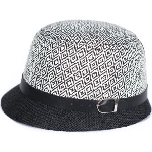 Kapelusz damski Eleganckie romby biały (cz17247). Kapelusze marki Art of Polo. Za 40,31 zł.