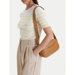 Torebka Beverly Hills Polo Club. Brązowe listonoszki Beverly Hills Polo Club, bez wzorów, bez dodatków. Za 199,99 zł.