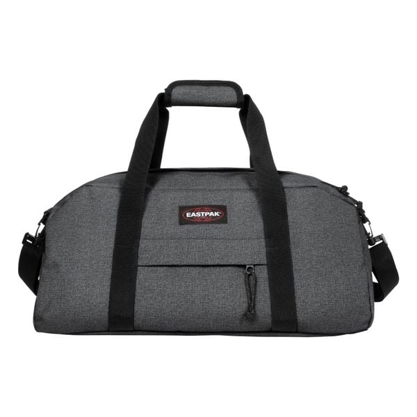 Torba podróżna Eastpak Stand + Black Denim. Czarne torby podróżne i sportowe Eastpak, bez wzorów, z denimu. Za 253,40 zł.