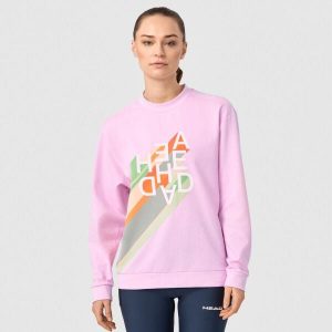 RALLY Crewneck Women. Czerwone kurtki Head, s, bez wzorów, bez kaptura. W wyprzedaży za 208,00 zł.