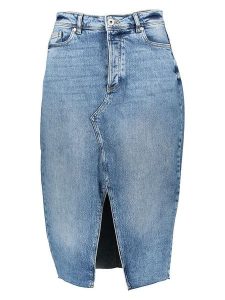 Sublevel Spódnica dżinsowa w kolorze błękitnym rozmiar: S. Niebieskie spódnice Sublevel, s, bez wzorów, midi. Za 78,99 zł.