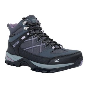 Damskie Buty Do Chodzenia Samaris III. Fioletowe buty trekkingowe Regatta, bez zapięcia. Za 343,99 zł.
