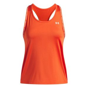 Damski tank top Under Armour Tech Knockout. Brązowe topy Under Armour, xs, bez wzorów, z materiału, klasyczne, bez kołnierzyka, bez ramiączek. Za 173,85 zł.