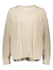 GAP Sweter w kolorze beżowym rozmiar: XL. Brązowe swetry oversize GAP, xl, bez wzorów, z bawełny, bez ramiączek. Za 139,87 zł.