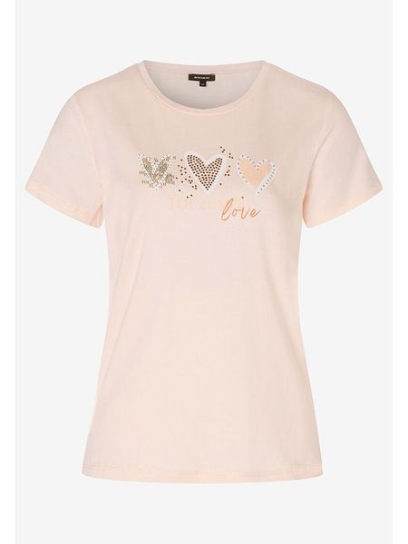 More & More Koszulka w kolorze jasnoróżowym rozmiar: 46. Różowe bluzki More & More, bez wzorów, bez kołnierzyka, bez ramiączek. Za 61,17 zł.