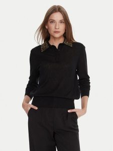 Lola Casademunt by Maite Sweter MF2511006 Czarny Regular Fit. Czarne swetry klasyczne Lola Casademunt by Maite, l, z syntetyku, bez kołnierzyka. Za 529,99 zł.