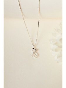 Heliophilia Srebrny naszyjnik z zawieszką - dł. 40 cm rozmiar: onesize. Szare naszyjniki Heliophilia, z cyrkonią, srebrne. Za 109,00 zł.