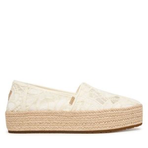 Espadryle Toms. Brązowe espadryle Toms, bez wzorów, bez obcasa. Za 419,99 zł.