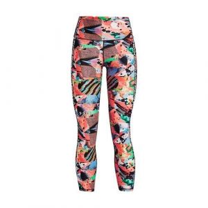 Spodnie treningowe damskie Under Armour HG Armour PF Aop. Czerwone spodnie dresowe Under Armour, m, bez wzorów, z materiału. Za 314,00 zł.