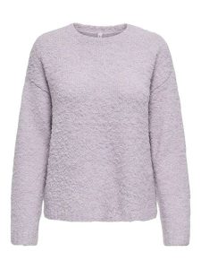 ONLY Sweter w kolorze lawendowym rozmiar: XL. Różowe swetry oversize ONLY, xl, bez wzorów, bez ramiączek. Za 118,56 zł.