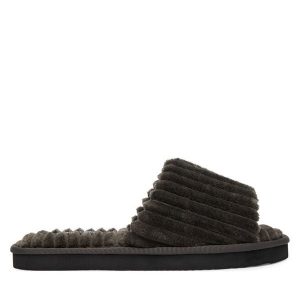 Kapcie Calvin Klein Jeans. Szare kapcie Calvin Klein Jeans, bez wzorów, z jeansu. Za 259,99 zł.