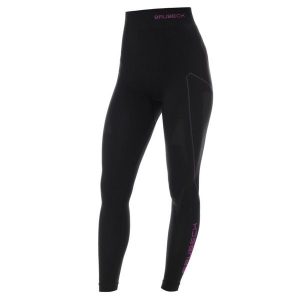 Termoaktywne damskie legginsy narciarskie Thermo. Czarne legginsy Brubeck, bez wzorów, z dzianiny, długie. Za 149,00 zł.