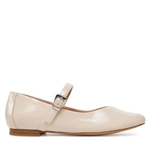 Baleriny Caprice. Brązowe balerinki Caprice, bez wzorów, bez obcasa, bez zapięcia. Za 229,99 zł.
