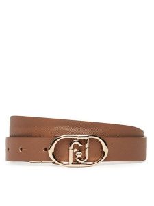 Liu Jo Pasek Damski Ecs Reversible Hips AF5252 E0087 Złoty. Żółte paski Liu Jo, bez wzorów, ze skóry. Za 299,99 zł.