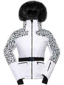 Alpine Pro Kurtka narciarska "Olada" w kolorze białym rozmiar: XL. Białe kurtki sportowe Alpine Pro, m, bez wzorów, z tkaniny, bez kaptura, narciarskie. Za 438,21 zł.