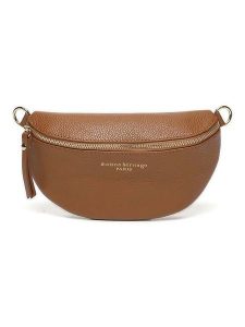 Maison héritage PARIS Skórzana saszetka "Kimi" w kolorze jasnobrązowym - 28 x 15 x 5 cm rozmiar: onesize. Brązowe nerki i saszetki Maison héritage PARIS, bez wzorów, z materiału. Za 256,70 zł.