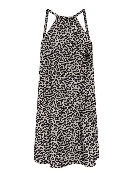 ONLY Sukienka "Nova" w kolorze szarym rozmiar: L. Szare sukienki ONLY, l, bez wzorów, z wiskozy, bez kołnierzyka, bez ramiączek, mini. Za 83,22 zł.