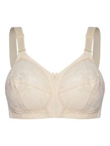 Triumph Biustonosz bezfiszbinowy Doreen 10166213 Beżowy. Brązowe biustonosze Triumph, bez wzorów, z syntetyku. Za 83,00 zł.