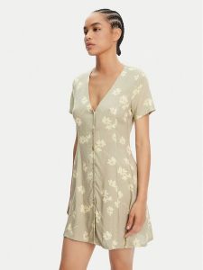 RVCA Sukienka letnia 23B131508 Zielony Regular Fit. Zielone kombinezony RVCA, na lato, m, bez wzorów, z wiskozy, bez kołnierzyka, bez ramiączek. Za 219,99 zł.