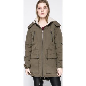 Only - Parka Anna. Szare kurtki marki ONLY, z bawełny. W wyprzedaży za 219,90 zł.