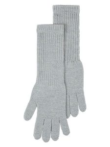 Lanerossi Wełniane rękawiczki "Asia" w kolorze szarym - 31 x 7 cm rozmiar: onesize. Szare rękawiczki Lanerossi, bez wzorów, z wełny. Za 134,85 zł.