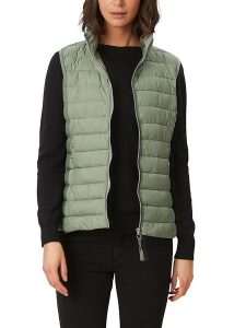 S.Oliver Kamizelka pikowana w kolorze zielonym rozmiar: 34. Zielone kamizelki s.Oliver, s, bez wzorów, bez kołnierzyka, bez ramiączek, bez kaptura. Za 104,64 zł.