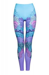 Legginsy sportowe damskie DEEP TRIP Ariel. Legginsy DEEP TRIP, bez wzorów, z elastanu, z podwyższonym stanem. Za 179,00 zł.