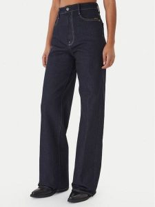 G-Star Raw Jeansy Deck 2.0 D23591-E205 Granatowy Wide Leg. Niebieskie jeansy G-Star Raw, bez wzorów, z bawełny. Za 429,99 zł.