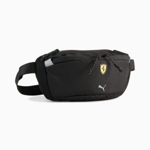 Nerka unisex Puma FERRARI czarna 09224702. Czarne nerki i saszetki Puma, bez wzorów, z materiału. Za 128,04 zł.