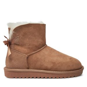 Śniegowce Ara. Brązowe buty zimowe Ara, bez obcasa, bez zapięcia. Za 519,99 zł.