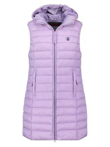 ANAPURNA Kamizelka pikowana "Vakitalana Long" w kolorze lawendowym rozmiar: M. Różowe kamizelki ANAPURNA, m, bez wzorów, bez kołnierzyka, bez ramiączek, bez kaptura. Za 126,99 zł.