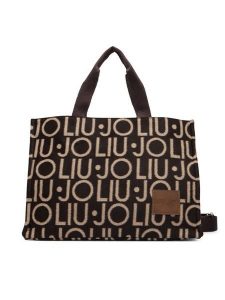 Liu Jo Torebka 2F6037 T2742 Brązowy. Brązowe shopper bag Liu Jo, bez wzorów, z materiału, bez dodatków. Za 469,99 zł.