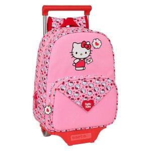 Plecak szkolny HELLO KITTY Poliester 300D. Czerwone plecaki HELLO KITTY. Za 256,85 zł.