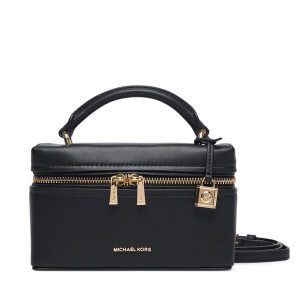 Torebka MICHAEL Michael Kors. Czarne kuferki MICHAEL Michael Kors, bez wzorów, bez dodatków. Za 879,99 zł.