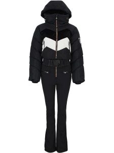 Peak Mountain Kombinezon narciarski "Antiero" w kolorze czarnym rozmiar: XL. Czarne kurtki sportowe Peak Mountain, m, bez wzorów, z tkaniny, bez kaptura, narciarskie. Za 594,39 zł.