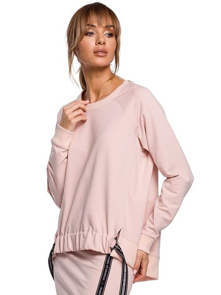 Made of emotion Bluza w kolorze jasnoróżowym rozmiar: M. Różowe bluzy Made Of Emotion, m, z aplikacjami, bez kaptura. Za 109,95 zł.