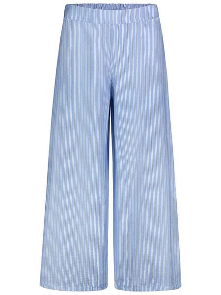 Sublevel Spodnie w kolorze błękitno-białym rozmiar: L. Niebieskie spodnie z wysokim stanem Sublevel, bez wzorów, z materiału, z podwyższonym stanem. Za 108,99 zł.