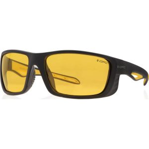 Okulary ochronne SPORT EVEREST Matt Black Ultra Light Yellow CAT.1 + ETUI. Czarne okulary przeciwsłoneczne OPC. Za 179,99 zł.