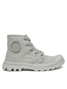 Palladium Trapery 92352-093-M Szary. Szare buty zimowe Palladium, z materiału, bez obcasa, bez zapięcia. Za 399,99 zł.