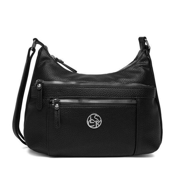 Torebka Lasocki. Czarne listonoszki Lasocki, bez wzorów, bez dodatków. Za 149,99 zł.