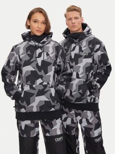 Colourwear Bluza techniczna Hoodie 7010302 Czarny Regular Fit. Czarne bluzy Colourwear, na zimę, m, bez wzorów, z bawełny, bez kaptura. Za 359,99 zł.