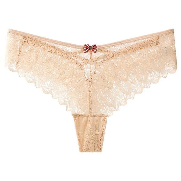 Figi koronkowe z kokardką na specjalne okazje Wita. Czerwone figi Intica, w ażurowe wzory, z koronki. Za 59,00 zł.