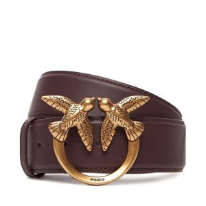 Pasek Damski PINKO. Fioletowe paski Pinko, bez wzorów. Za 399,99 zł.