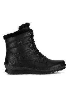 Remonte Botki R8480-01 Czarny. Czarne botki Remonte, bez wzorów, ze skóry, bez obcasa, na płaskiej podeszwie, bez zapięcia. Za 335,99 zł.