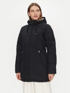 Roxy Płaszcz zimowy Better Weather ERJJK03634 Czarny Regular Fit. Czarne płaszcze Roxy, na zimę, l, bez wzorów, z syntetyku, bez kaptura. Za 539,99 zł.