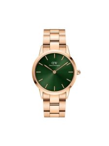 Daniel Wellington Zegarek iconic Emerald DW00100419 Złoty. Żółte, analogowe zegarki Daniel Wellington. Za 649,99 zł.