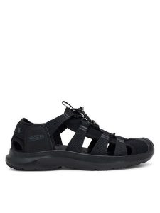 Keen Sandały Seanik H2 W 1030760 Czarny. Czarne buty trekkingowe Keen, bez wzorów, z materiału, bez obcasa, bez zapięcia. Za 259,99 zł.