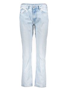 Pepe Jeans Dżinsy - Regular fit - w kolorze błękitnym rozmiar: W31/L28. Niebieskie jeansy Pepe Jeans, z aplikacjami, z jeansu, z podwyższonym stanem. Za 149,31 zł.